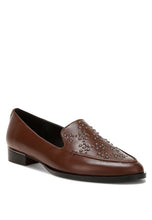 Load image into Gallery viewer, Gabassi Studded Genuine Leather Loafers