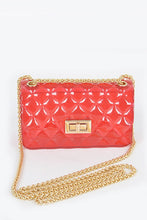 Load image into Gallery viewer, Twist Lock Jelly Shoulder Bag