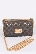 Load image into Gallery viewer, Twist Lock Jelly Shoulder Bag