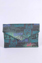 Load image into Gallery viewer, Graffiti Clutch Bag
