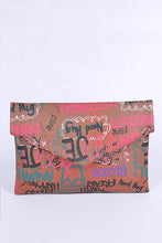 Load image into Gallery viewer, Graffiti Clutch Bag