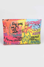 Load image into Gallery viewer, Graffiti Clutch Bag