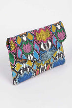 Load image into Gallery viewer, Multi Color Python Printed Bag