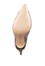 Load image into Gallery viewer, High Drama Snake print Stiletto Long Boots