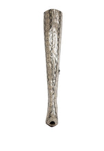 Load image into Gallery viewer, High Drama Snake print Stiletto Long Boots