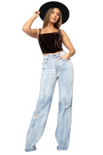 Load image into Gallery viewer, Charlote Wide Leg Jeans