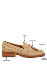 Load image into Gallery viewer, Rhone Tassels Detail Suede Loafers