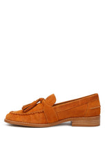 Load image into Gallery viewer, Rhone Tassels Detail Suede Loafers