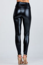 Load image into Gallery viewer, High Waist Leather Leggings
