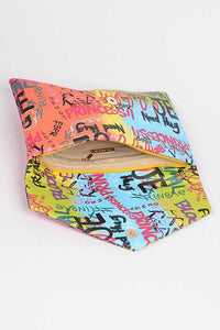 Graffiti Clutch Bag