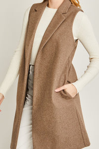 Fleece Long Vest