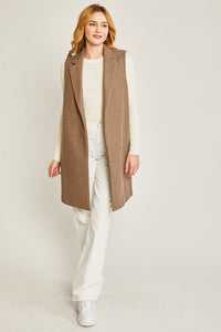 Fleece Long Vest