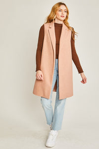 Fleece Long Vest