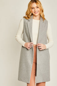 Fleece Long Vest