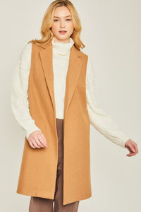 Fleece Long Vest