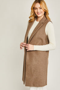 Fleece Long Vest