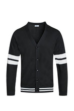 Load image into Gallery viewer, Men&#39;s Stripe Button Cardigan
