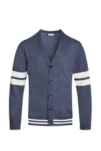 Load image into Gallery viewer, Men&#39;s Stripe Button Cardigan
