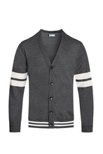 Load image into Gallery viewer, Men&#39;s Stripe Button Cardigan
