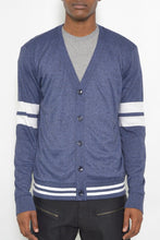 Load image into Gallery viewer, Men&#39;s Stripe Button Cardigan
