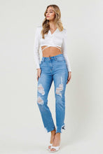 Load image into Gallery viewer, Mid Rise Straight Leg Jeans
