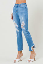 Load image into Gallery viewer, Mid Rise Straight Leg Jeans
