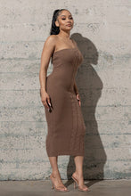 Load image into Gallery viewer, One Shoulder Bodycon Sweater Dress
