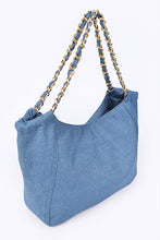 Load image into Gallery viewer, Denim Fashion Tote Bag
