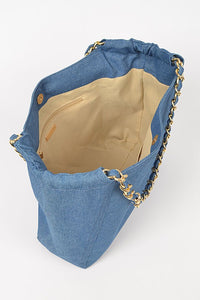 Denim Fashion Tote Bag