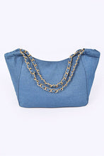 Load image into Gallery viewer, Denim Fashion Tote Bag
