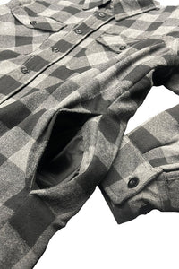 Men's Quilted Padded Flannel Shirt