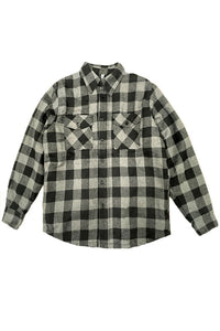 Men's Quilted Padded Flannel Shirt