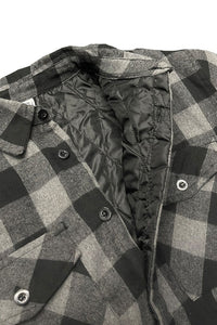 Men's Quilted Padded Flannel Shirt