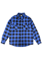 Load image into Gallery viewer, Men&#39;s Quilted Padded Flannel Shirt
