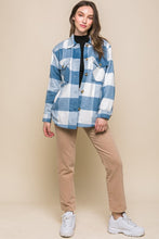 Load image into Gallery viewer, Plaid Button-Down Jacket
