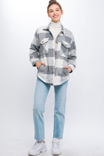 Load image into Gallery viewer, Plaid Button-Down Jacket
