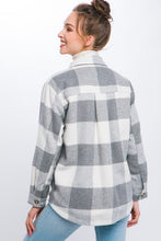 Load image into Gallery viewer, Plaid Button-Down Jacket
