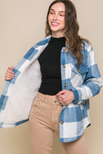 Load image into Gallery viewer, Plaid Button-Down Jacket
