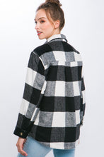 Load image into Gallery viewer, Plaid Button-Down Jacket
