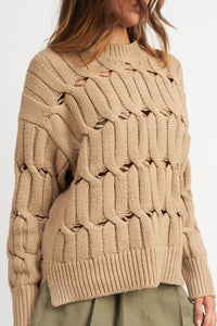 Open Knit Sweater