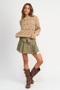 Open Knit Sweater