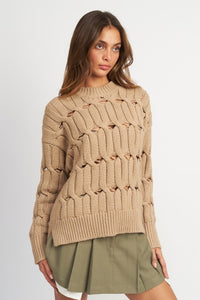 Open Knit Sweater