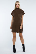 Load image into Gallery viewer, Mock Neck Sweater Dress
