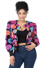 Load image into Gallery viewer, Flower Outwear Jacket
