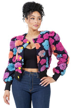 Load image into Gallery viewer, Flower Outwear Jacket
