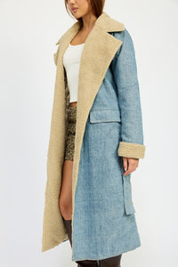 Denim Maxi Coat