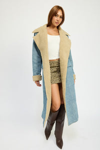 Denim Maxi Coat