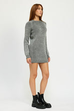 Load image into Gallery viewer, Mock Neck Mini Dress
