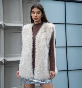 Fax Fur Cardigan