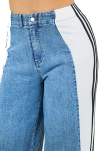 Casual Style Denim Pants